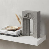 10" Gray Resin Tabletop Sculpture