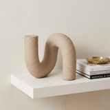 7" Beige Resin Decorative Wall Sculpture