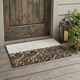 3' X 5' Chocolate And Brown Abstract Washable Indoor Outdoor Area Rug