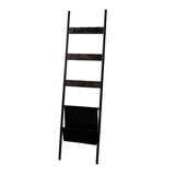 63" Black Metal Blanket Ladder