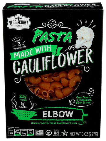 VEGCRFT CAULFLWR ELBOW ( 12 X 8 OZ   )