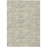 5' X 8' Ivory And Beige Abstract Washable Indoor Outdoor Area Rug