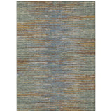 3' X 5' Green And Gray Abstract Washable Indoor Outdoor Area Rug