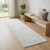 6' Gray And Beige Abstract Area Rug
