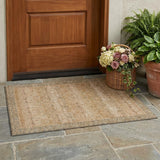 3' X 5' Coral And Orange Tribal Washable Indoor Outdoor Area Rug