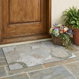3' X 5' Taupe And Brown Geometric Washable Indoor Outdoor Area Rug