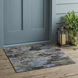 3' X 5' Taupe And Brown Abstract Washable Indoor Outdoor Area Rug
