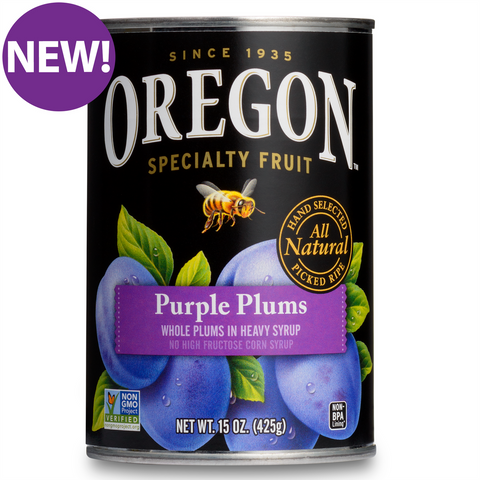 OREGON PRPL PLUMS/SYRUP  ( 8 X 15 OZ   )