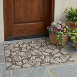 3' X 5' Beige And Brown Animal Print Washable Indoor Outdoor Area Rug