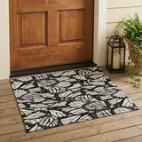 3' X 5' Linen And Ivory Animal Print Washable Indoor Outdoor Area Rug