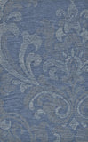 2' X 3' Blue And Gray Wool Floral Hand Tufted Area Rug