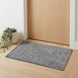 2' X 3' Gray And Silver Geometric Hand Woven Area Rug