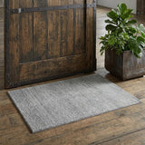 2' X 3' Gray And Black Wool Abstract Hand Tufted Area Rug