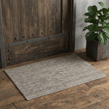 2' X 3' Taupe And Brown Abstract Hand Woven Area Rug