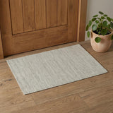2' X 3' Ivory And Gray Abstract Hand Woven Area Rug