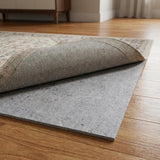 9' x 12' Gray And Black Non Slip Rug Pad