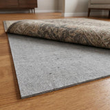 8' X 11' Gray And Black Non Slip Rug Pad