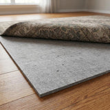 6' x 9' Gray And Black Non Slip Rug Pad