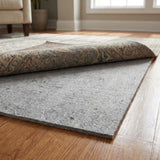 2' x 4' Gray And Black Non Slip Rug Pad