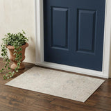 2' X 3' Beige And Ivory Abstract Area Rug
