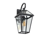 Black Transparent Outdoor Hanging Light