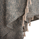 50" X 60" Teal Throw Blanket with Fringe
