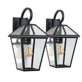 Black Transparent Outdoor Hanging Light