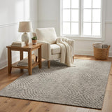 5' X 8' Brown And Beige Abstract Shag Washable Area Rug With UV Protection