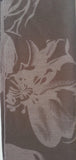 59" X 80" Purple And Dark Purple Wool Floral Throw Blanket