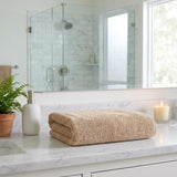 Light Brown Turkish Cotton 40" X 70" Bath Sheet