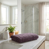 Plum Turkish Cotton 40" X 70" Bath Sheet