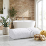 White Turkish Cotton 35" X 66" Bath Sheet