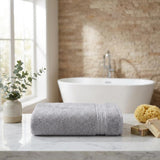 Light Gray Turkish Cotton 27" X 54" Bath Towel