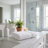 White Turkish Cotton 27" X 54" Bath Towel