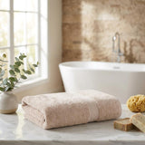 Light Brown Turkish Cotton 27" X 54" Bath Towel
