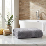 Dark Gray Turkish Cotton 27" X 54" Bath Towel
