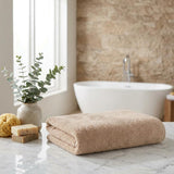 Beige Turkish Cotton 27" X 54" Bath Towel