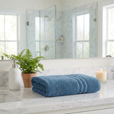 Aqua Turkish Cotton 27" X 54" Bath Towel