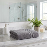Dark Gray Turkish Cotton 27" X 54" Bath Towel