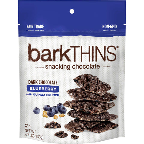 Bark Thins Dark Chocolate, Blueberry Quinoa (12x4.7 OZ)