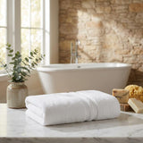 Set of Two Beige Turkish Cotton 30" X 16" Hand Towels