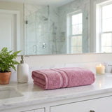 Set of Two Pink Turkish Cotton 30" X 16" Hand Towels