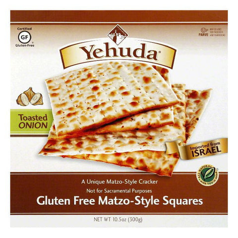YEHUDA MATZO SQR ONION ( 12 X 10.5 OZ   )