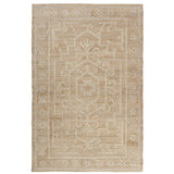 6' X 9' Beige and Gray Abstract Power Loom Area Rug