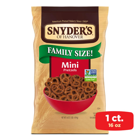 SNYDERS MINI PRETZEL FAM ( 12 X 16 OZ   )