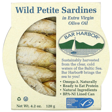 BHARBOR PEIT SARDS EVOO  ( 12 X 4.2 OZ   )