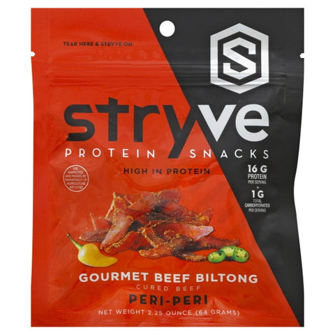 STRV BEEF BILTONG PRIPRI ( 12 X 2.25 OZ   )
