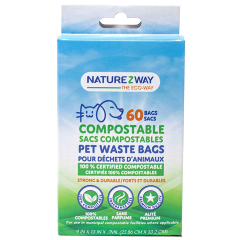 NATZWY CMPST PET WST BAG ( 12 X 60 CT   )