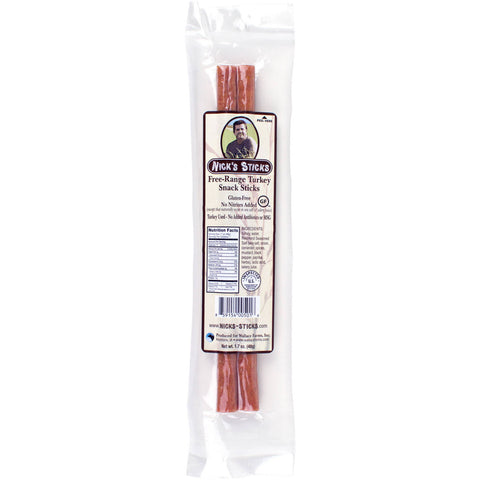 Nick's Sticks Free Range Turkey Snack Sticks (25x1.7 OZ)