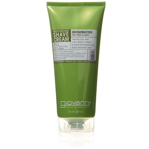 Giovanni Invigorating Tea Tree Mint Shaving Cream (7 Oz)